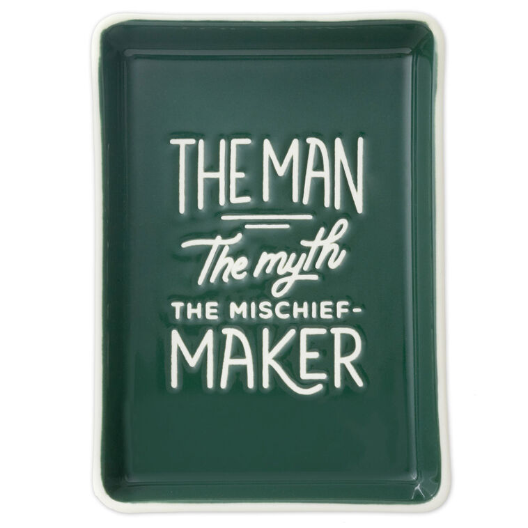 Hallmark Man Myth Mischief-Maker Trinket Tray