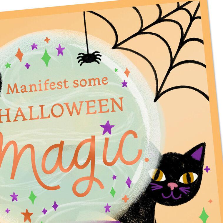 Hallmark Manifest Some Magic Halloween Card