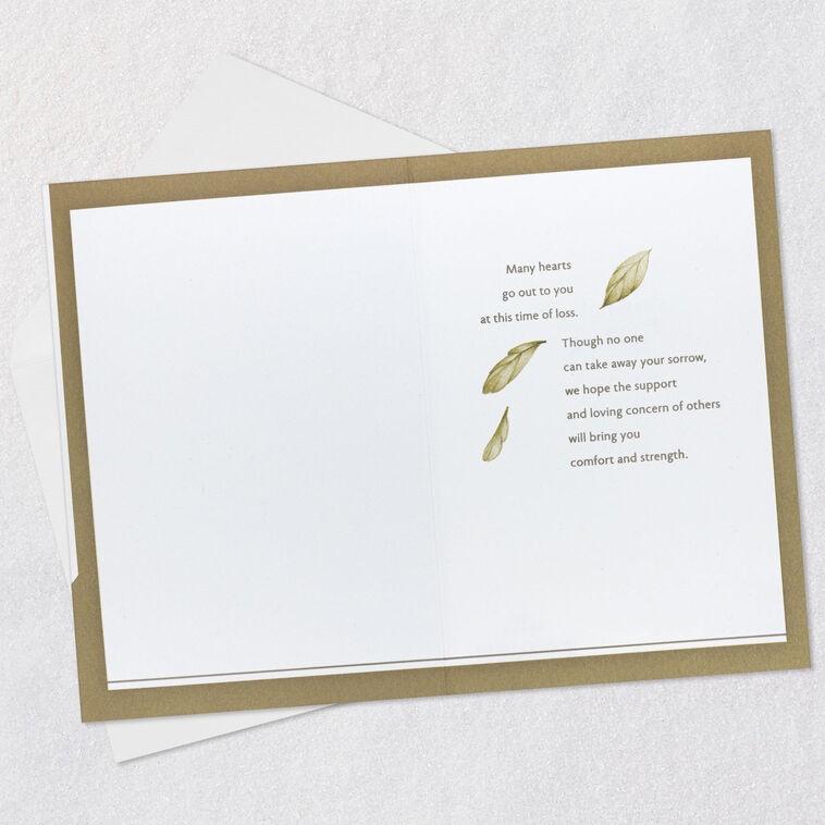 Hallmark Many Hearts Go Out To You Sympathy Card