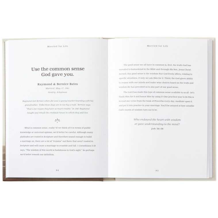 Hallmark Married For Life Book