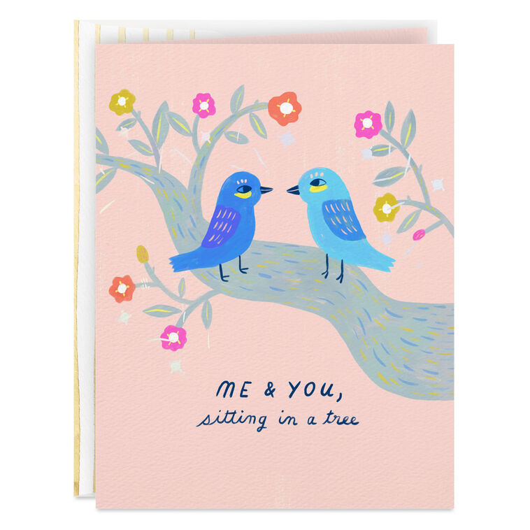 hallmark Me and You %# *-ING in a Tree Funny Love Card