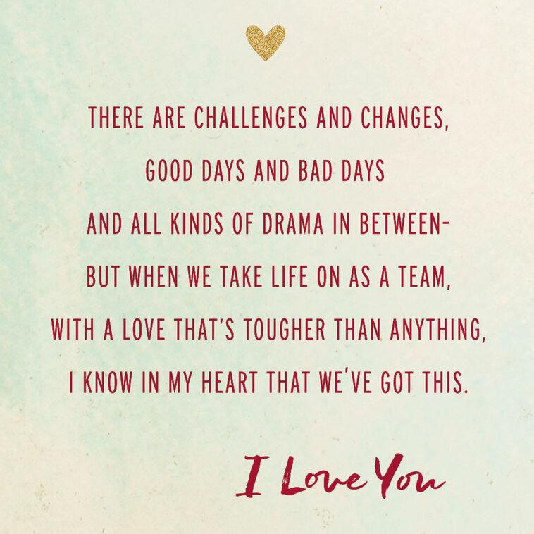 Hallmark Meant For Each Other Love Card