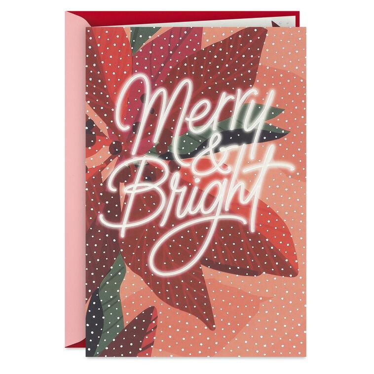 hallmark Merry and Bright Christmas Card