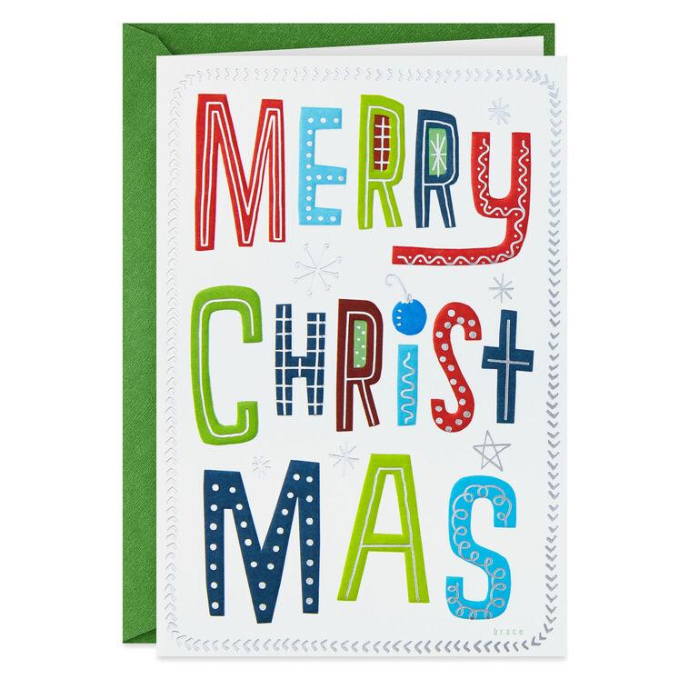 hallmark Merry Christmas to You Christmas Card