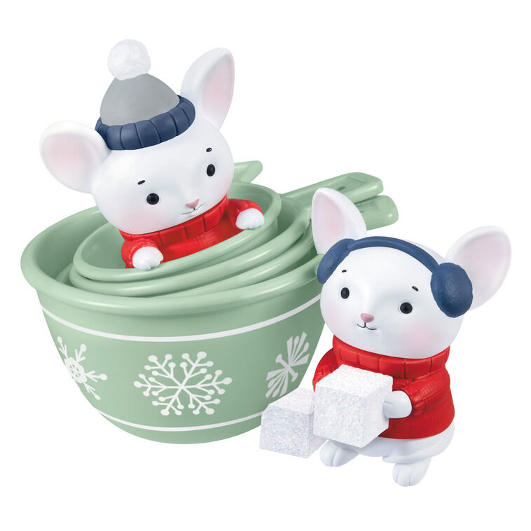 hallmark Merry Mice in Measuring Cups Ornament