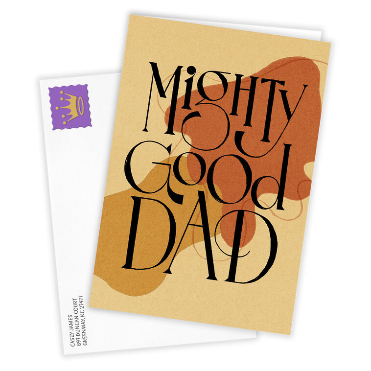 Hallmark Mighty Good Dad Custom Card