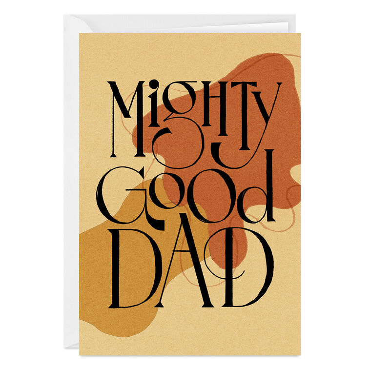 hallmark Mighty Good Dad Custom Card