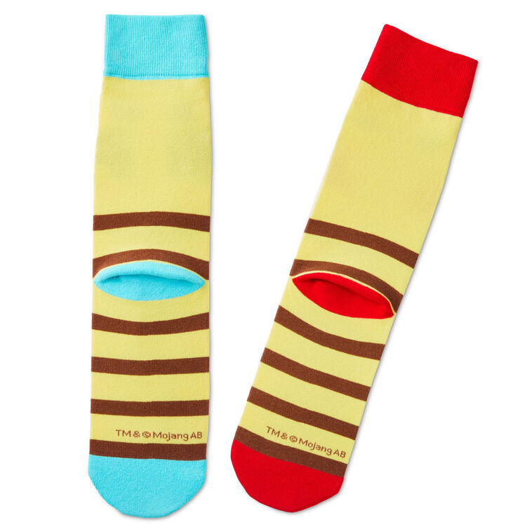 Hallmark Minecraft Bee Novelty Socks 2 Pair