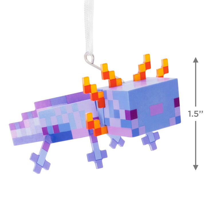 Hallmark Minecraft Blue Axolotl Hallmark Ornament