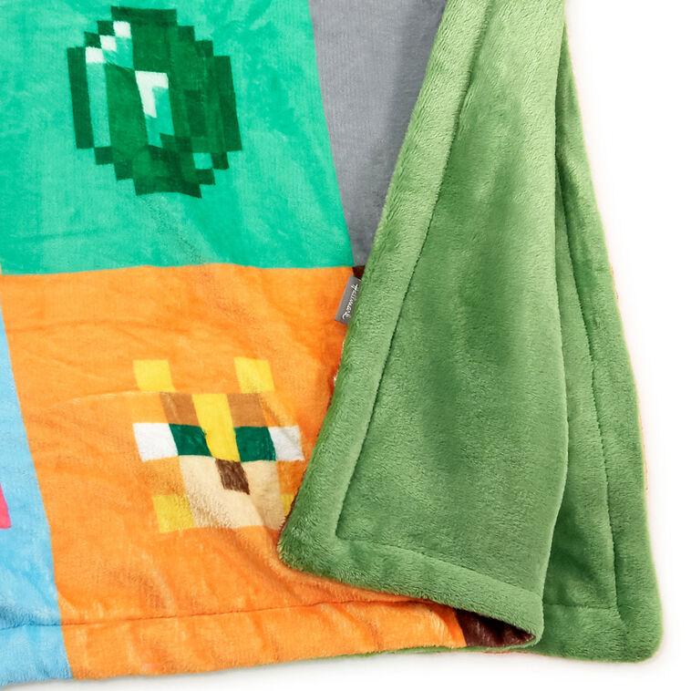 Hallmark Minecraft Game Icons Throw Blanket 51x62