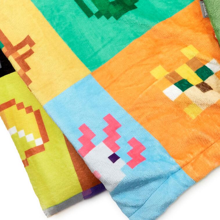 Hallmark Minecraft Game Icons Throw Blanket 51x62