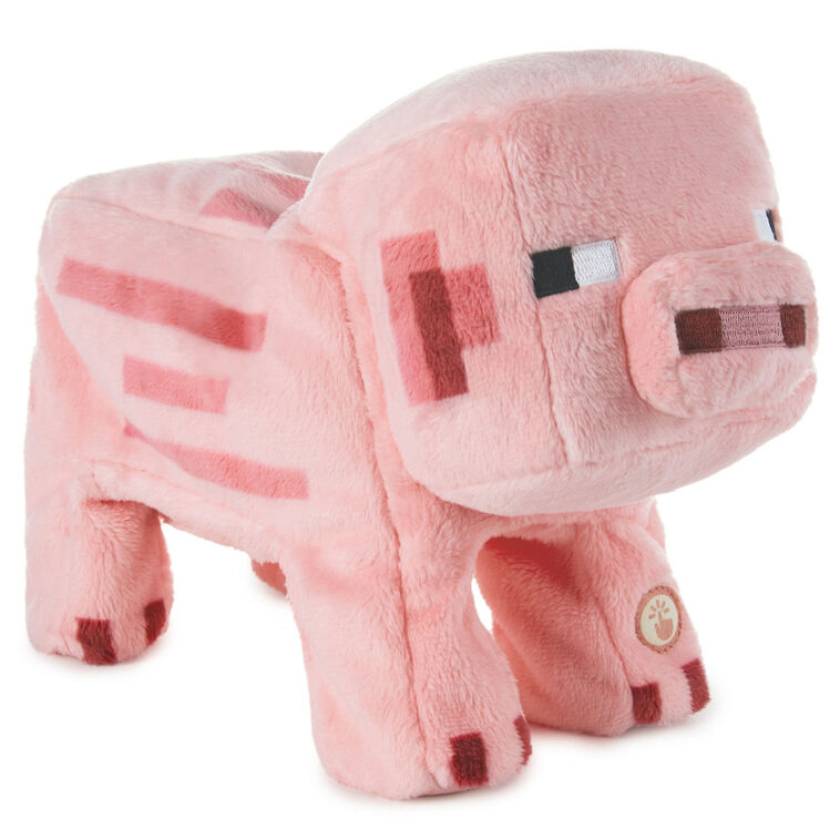 Hallmark Minecraft Pig Plush With Sound And Motion