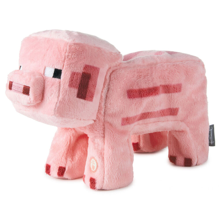 hallmark Minecraft Pig Plush With Sound and Motion