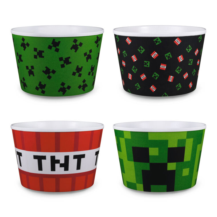 hallmark Minecraft Popcorn Bowls Set of 4