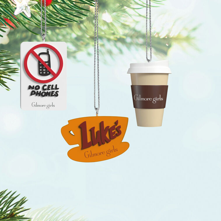 Hallmark Mini Gilmore Girls Ornaments Set Of 3