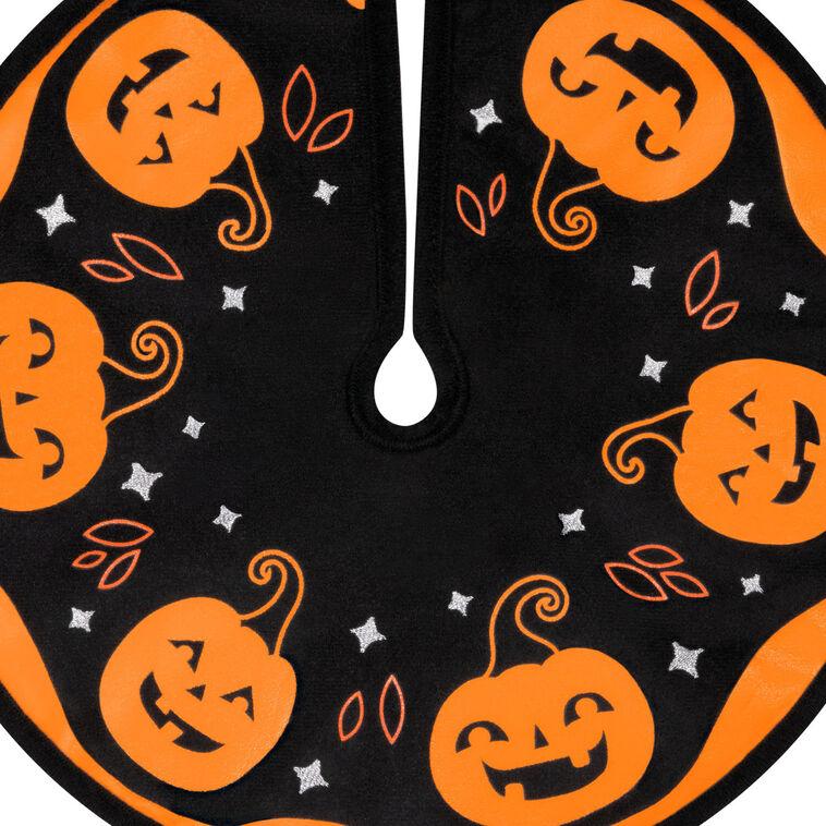 Hallmark Mini Halloween Time Fabric Tree Skirt 12"