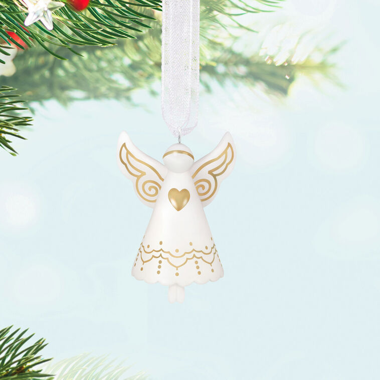 Hallmark Mini Little Angel Porcelain Ornament 1.25"
