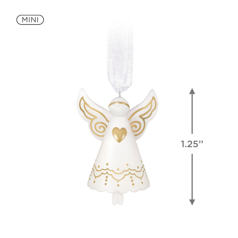 Hallmark Mini Little Angel Porcelain Ornament 1.25"
