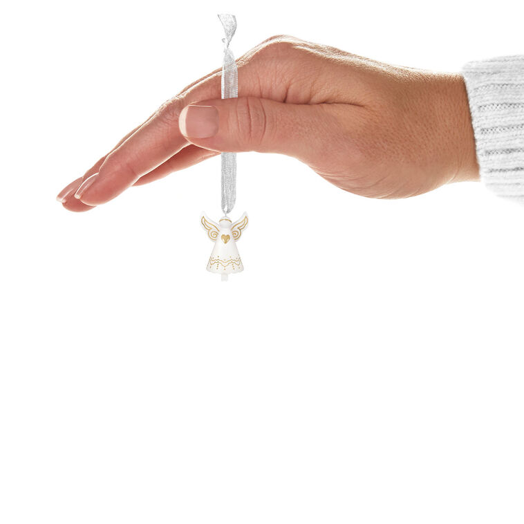 Hallmark Mini Little Angel Porcelain Ornament 1.25"
