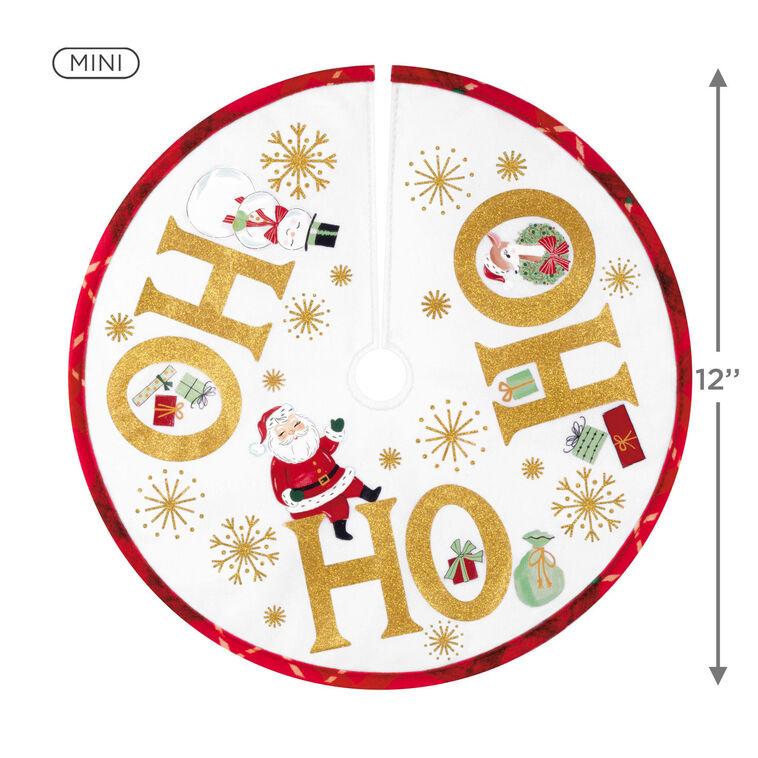 Hallmark Mini Nostalgic Holiday Tree Skirt 12"