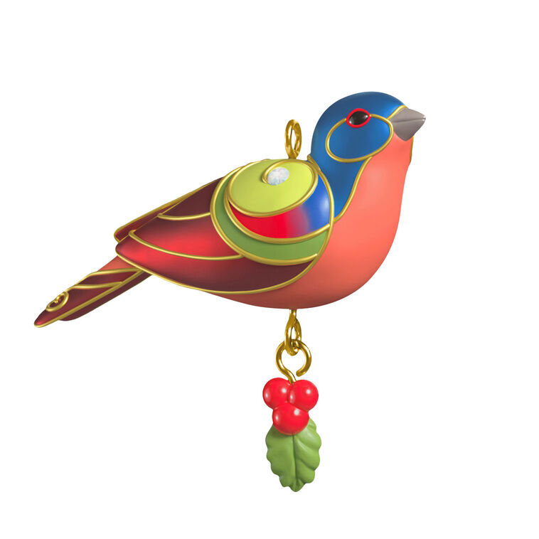 hallmark Mini Painted Bunting Ornament 0.75"