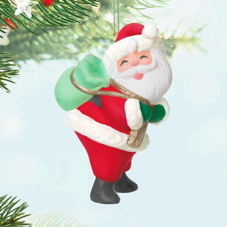 Hallmark Mini Sweet Santa Ornament 1.5"