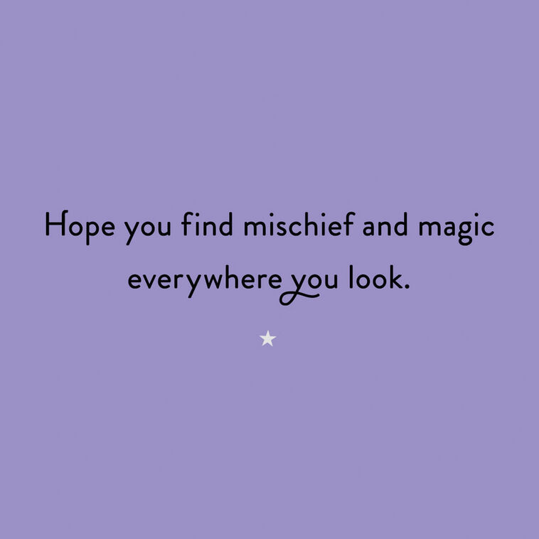 Hallmark Mischief And Magic Halloween Card