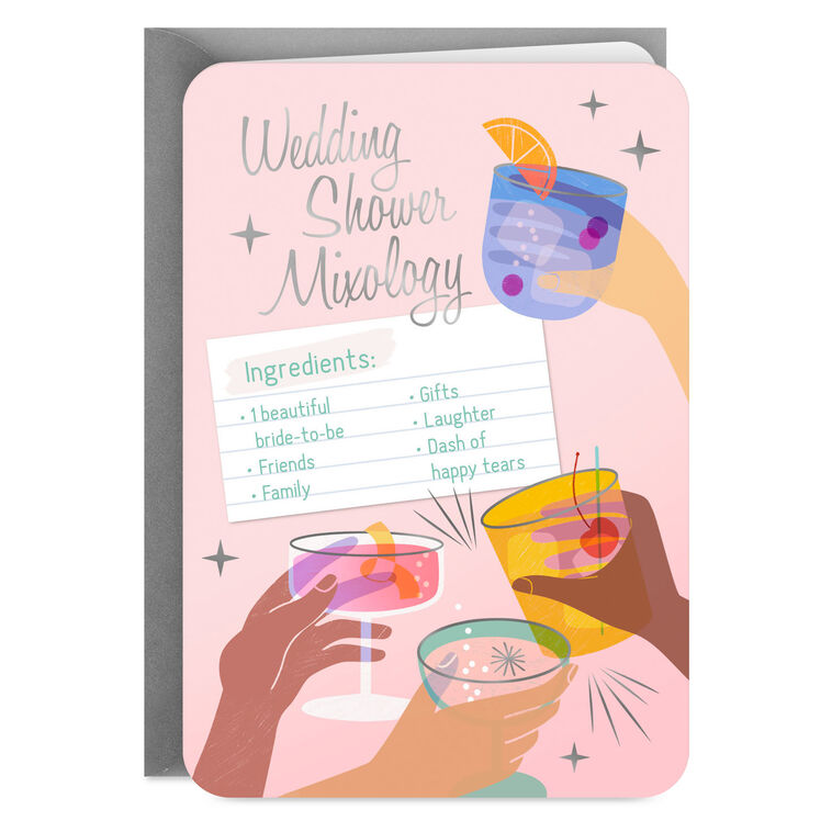hallmark Mixology Wedding Shower Card for Her