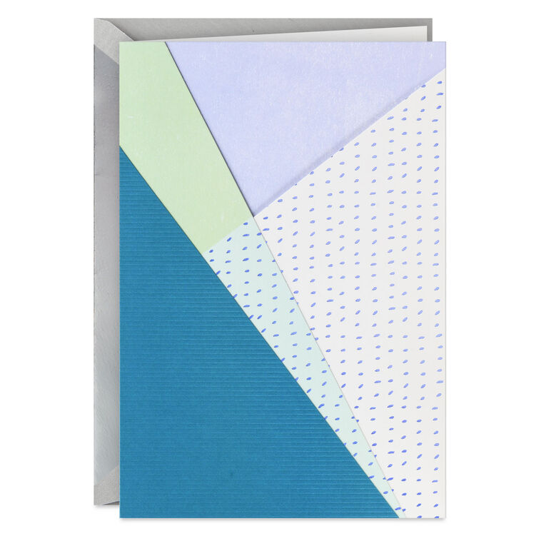 hallmark Modern Geometric Pattern Blank Card