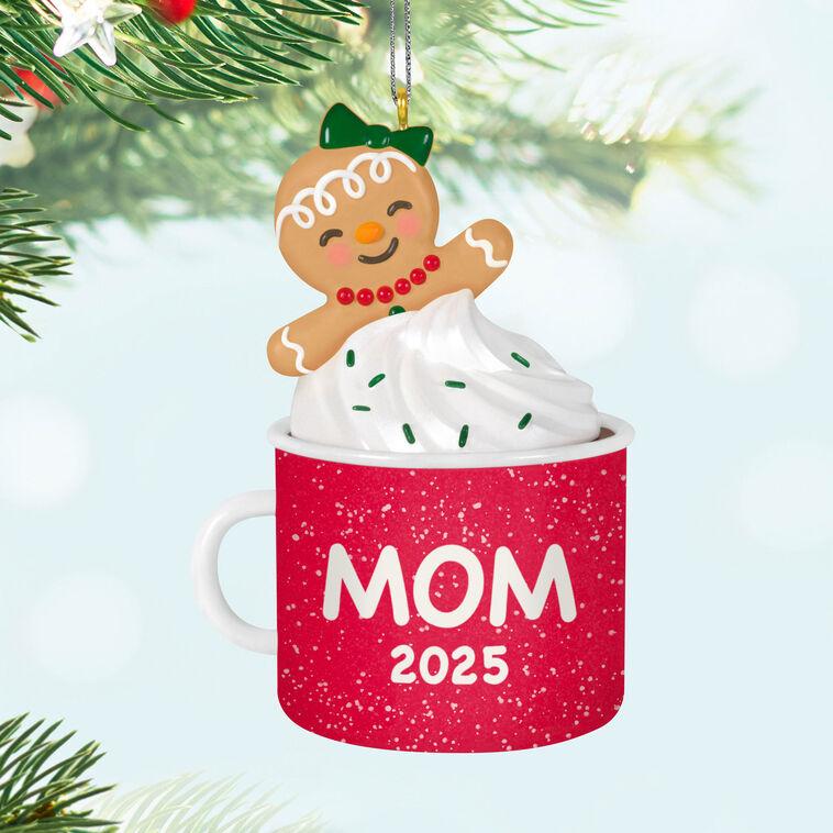 Hallmark Mom Gingerbread Girl In Mug 2025 Ornament