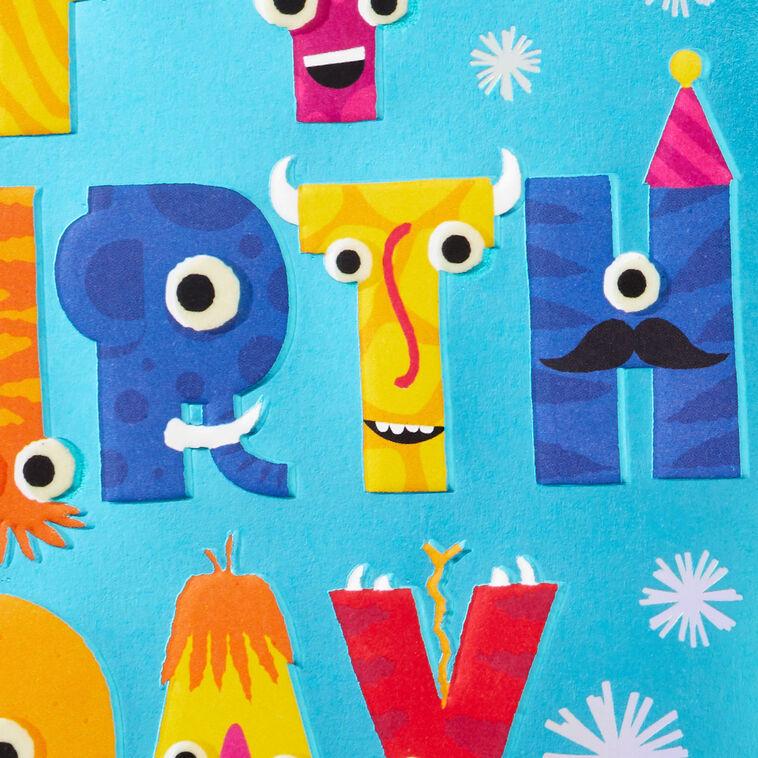 Hallmark Monstrously Fun Birthday Card