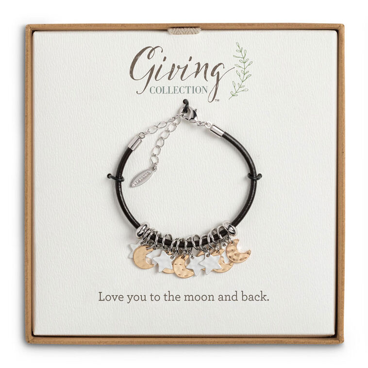 Hallmark Moon And Star Giving Collection Bracelet