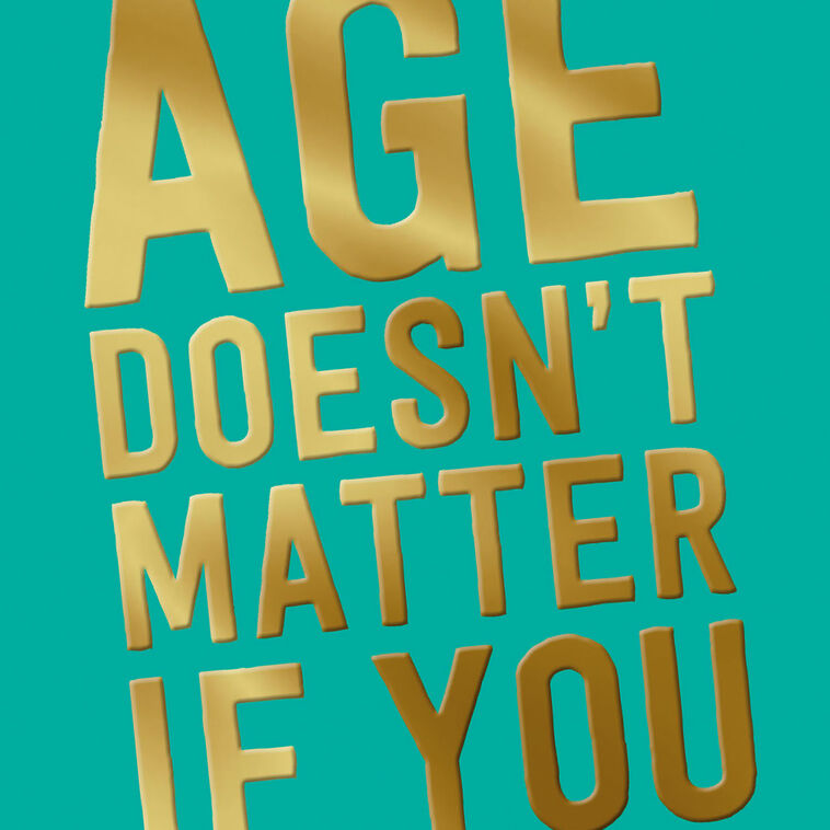 Hallmark More Age Than Money Funny Birthday Card
