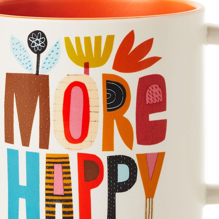 Hallmark More Happy Mug 16 Oz