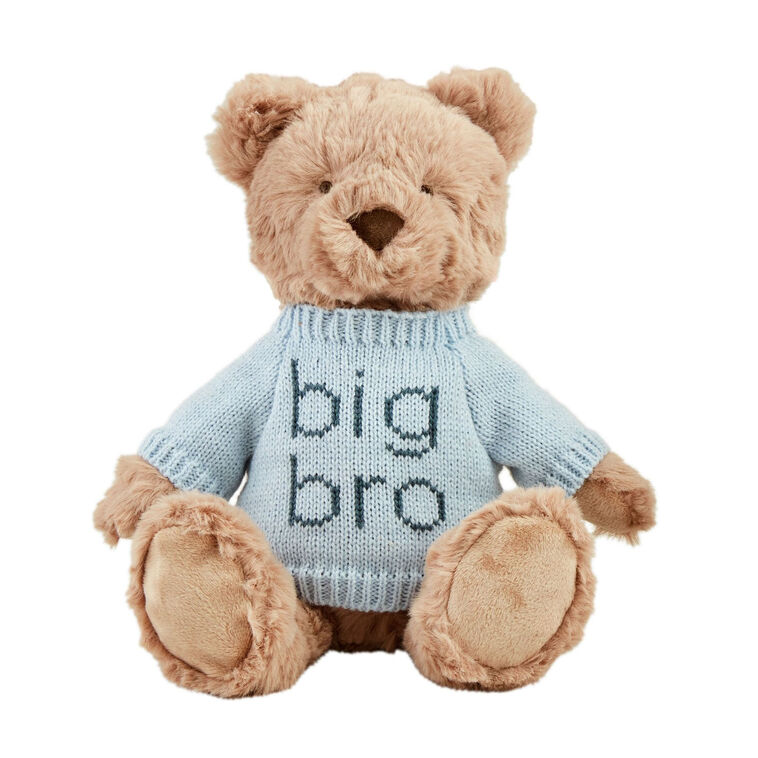 hallmark Mud Pie Big Bro Bear Plush 11"