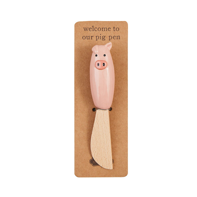 hallmark Mud Pie Pig Spreader