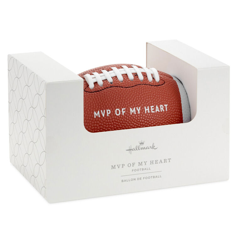 Hallmark MVP Of My Heart Plush Football 6.5"