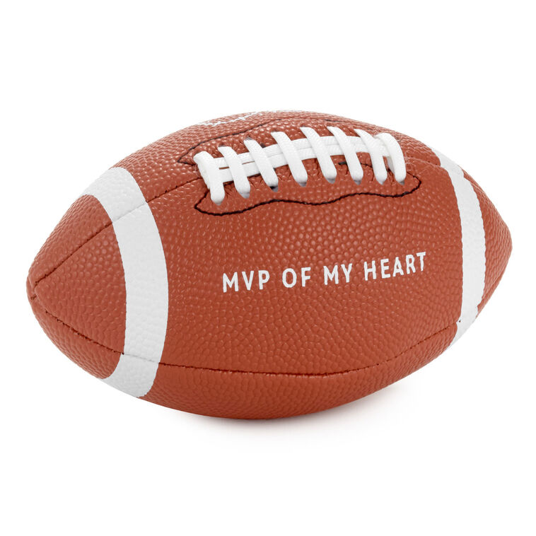 hallmark MVP of My Heart Plush Football 6.5"