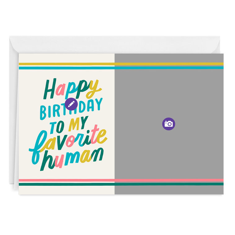 Hallmark My Favorite Human Custom Card