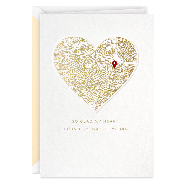 hallmark My Heart Found Its Way to Yours Love Card