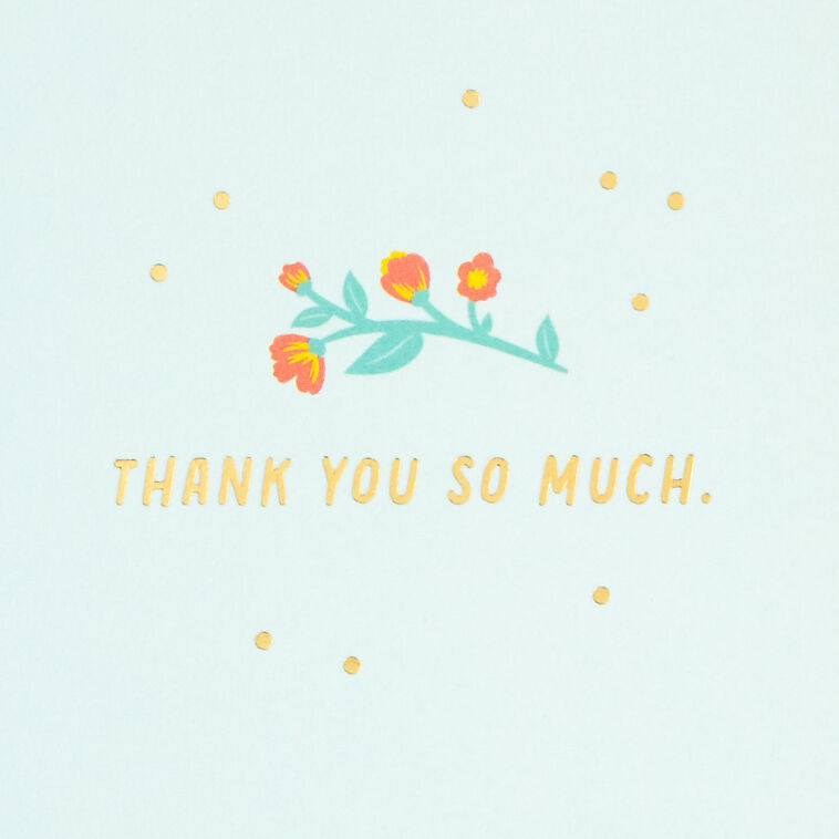 Hallmark My Heart Is Grateful Thank You Card