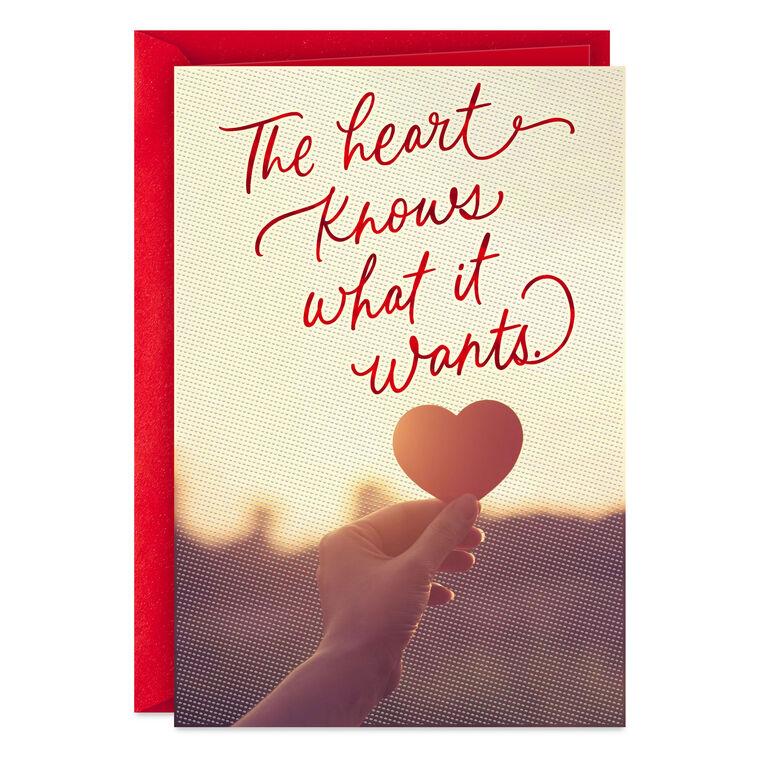 hallmark My Heart Wants You Sweetest Day Card