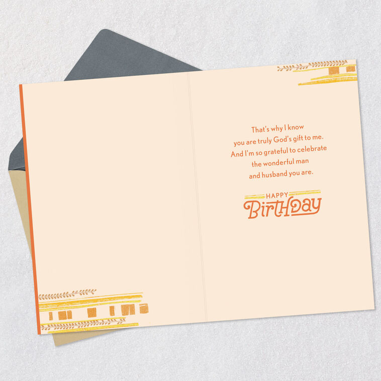 Hallmark My Husband My Blessing Birthday Card