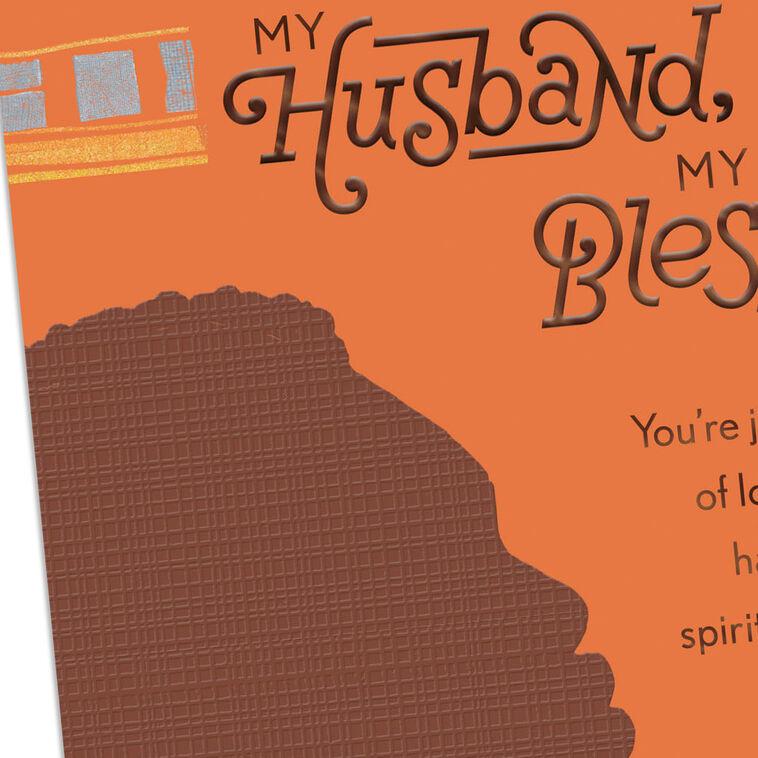 Hallmark My Husband My Blessing Birthday Card