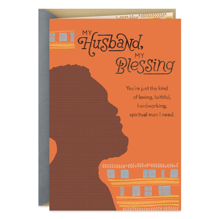 hallmark My Husband My Blessing Birthday Card