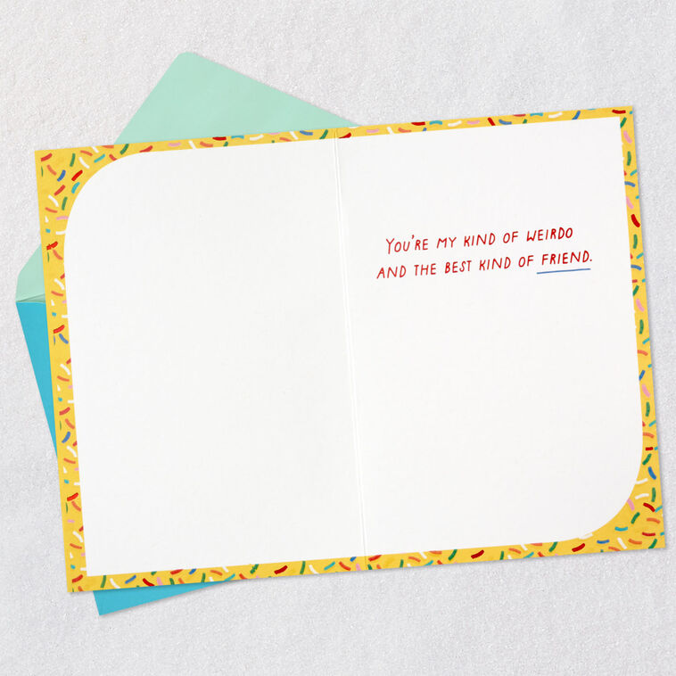 Hallmark My Kind Of Weirdo Friendship Card