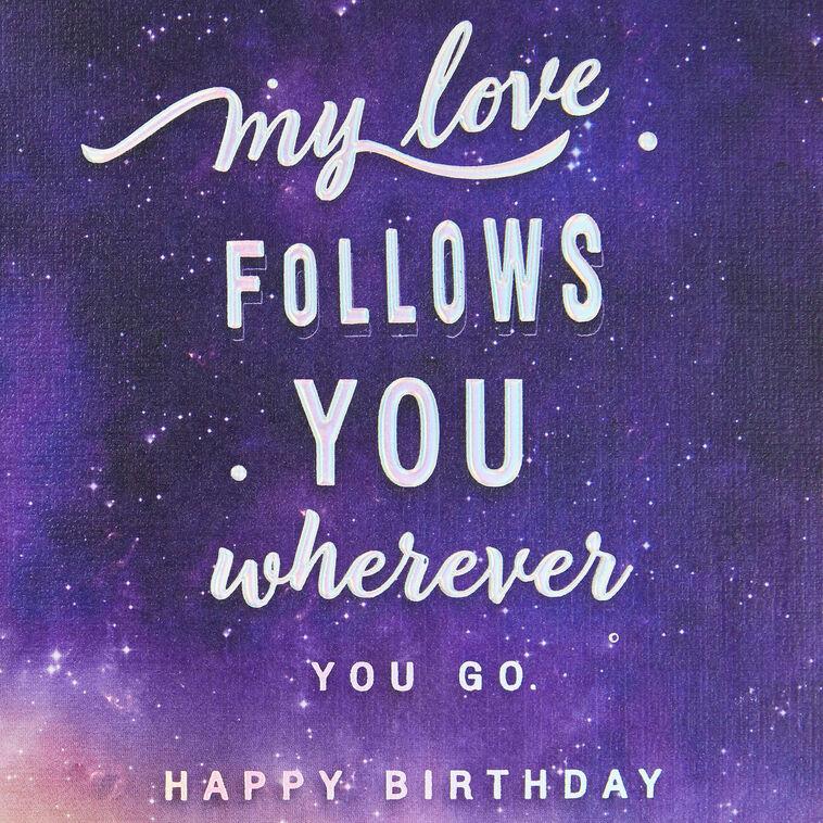 Hallmark My Love Follows You Birthday Card For Son