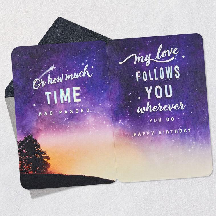 Hallmark My Love Follows You Birthday Card For Son
