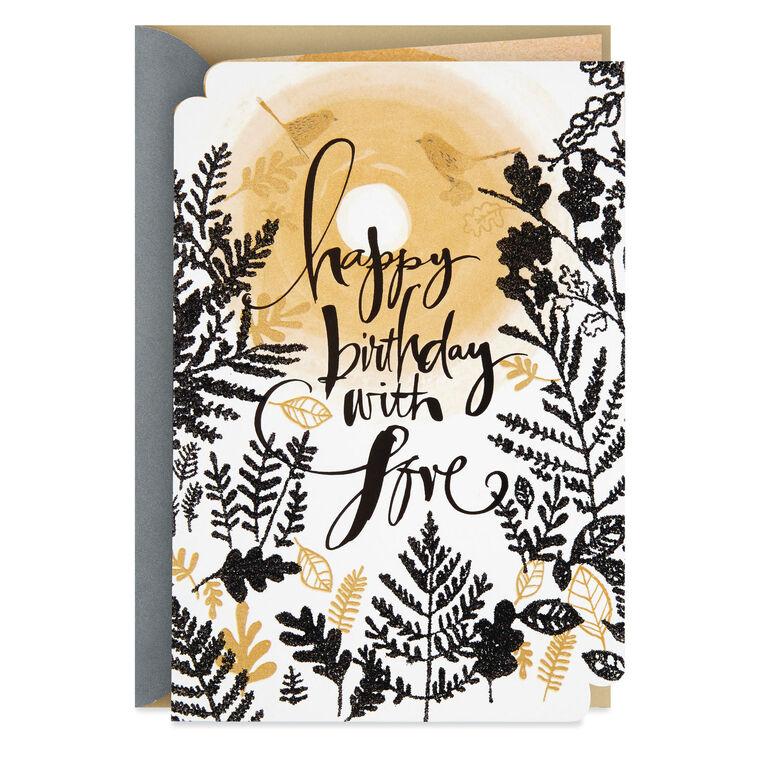 hallmark My One and Only Romantic Birthday Card