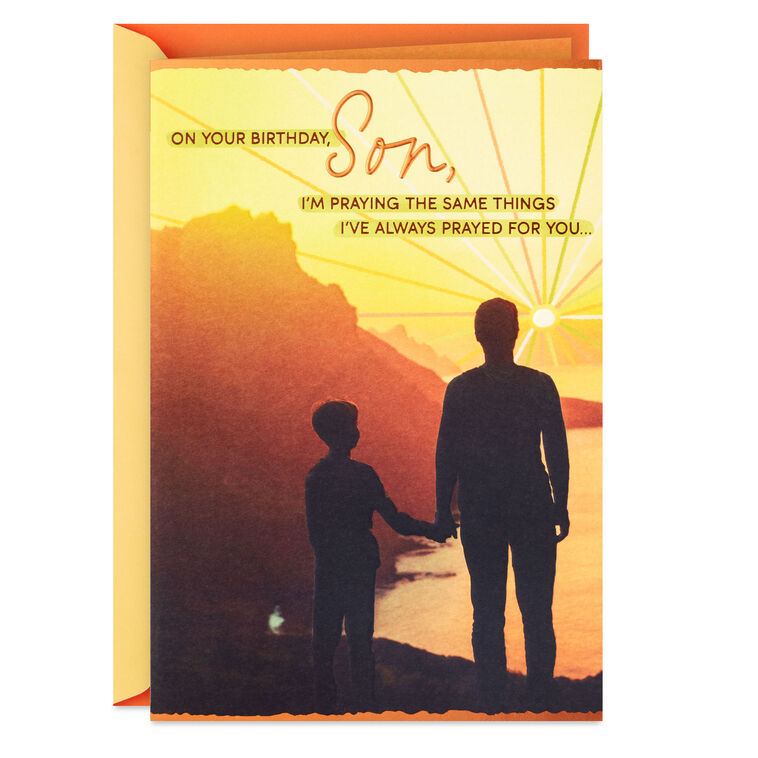 hallmark My Prayers for You Birthday Card for Son